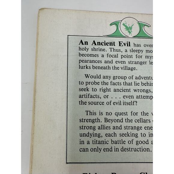 Judges Guild Dark Tower Fantasy Game Aid 1980 Advanced Dungeons & Dragons #88 - Picture 11 of 14